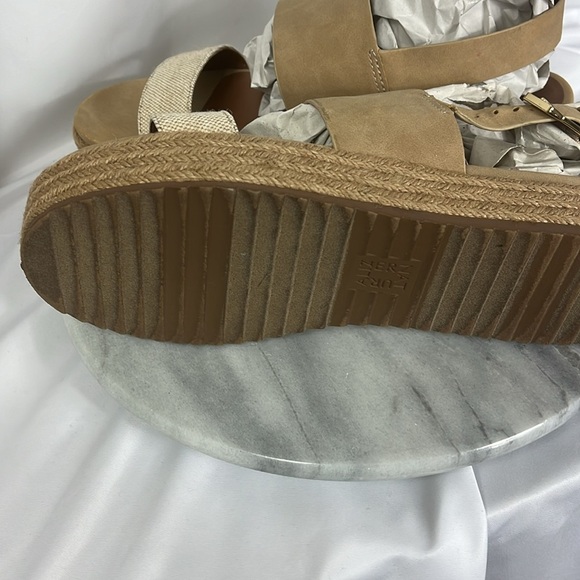 Naturalizer "PATIENCE" Platform Espadrille Sandal Sz 9M Tan - Picture 9 of 9